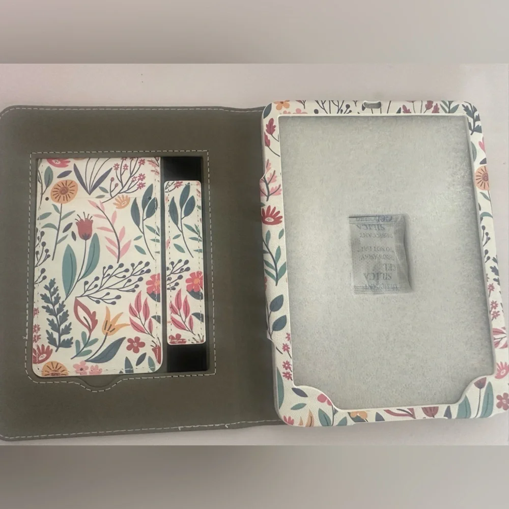 NEW Amazon Kindle Floral Patterned Tablet Case with holder and stand built in